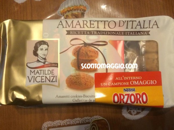 Campioni omaggio sui prodotti da supermercato matilde vicenzi