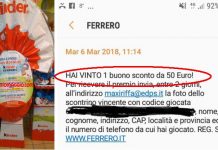 Maxi Riffa Kinder di Pasqua: la prima vincita da 50€ in prodotti kinder riffa pasqua