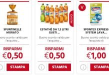Buoni sconto da stampare Estathé, Morato, Spontex buoni sconto estate morato