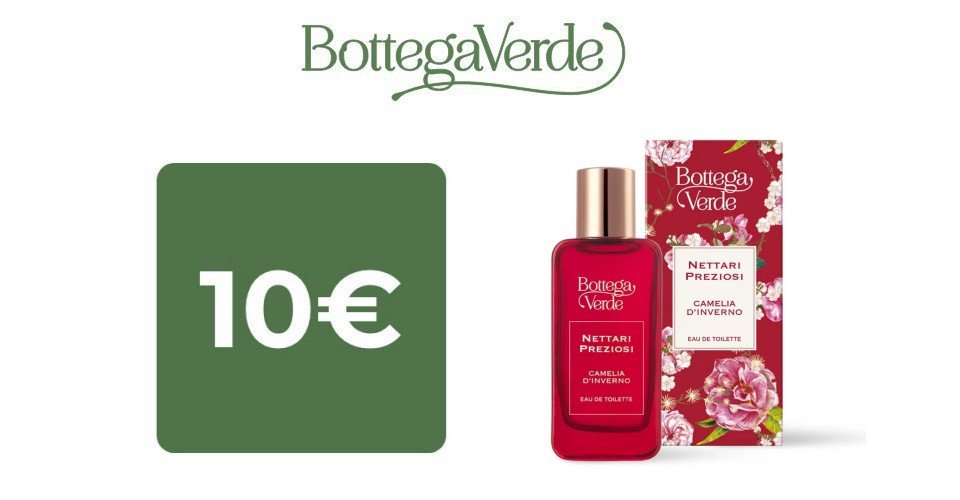 Bottega Verde Aroma Box Vanille Schwarz – Eau De Toilette 30 Ml & Duftdiffusor 100 Ml