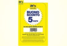 Buono sconto In’s Mercato da 5 euro