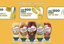 Raccolta punti Calvé, come richiedere fantastici premi sicuri