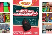 Conad materiale Scuola… ogni 10€ spesi = buono da 10€