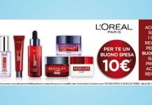 Cashback L’Oreal Paris Revitalift… compra crema o siero = rimborso 10€