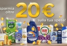 Buoni sconto P&G in arrivo, 20€ su Dash, Swiffer, Fairy, Oral-B, Pantene, …