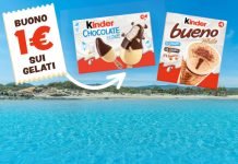 Kinder “Snack Estate 2026”, buono Kinder Gelati per tutti + vinci viaggio in Sardegna