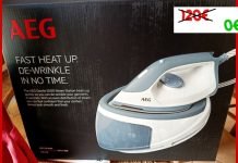AEG Stiratore a vapore GRATIS (valore 120€) con YouGov Shopper