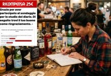 Progetto Speciale Bevande per voi… compenso 25€ per le tue opinioni
