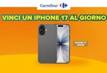 Concorso Carrefour “Vinci un iPhone 17 al giorno”… incredibile!