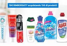 Cashback “Spesati e ripagati” 2026… rimborso 10€ su Colgate, Fabuloso, Palmolive, Elmex, Meridol, Ajax, Soflan