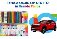 Concorso Giotto… vinci ogni giorno maxi kit prodotti (e Fiat Grande Panda)