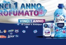 Concorso P&G “Vinci un anno profumato”… forniture annuali Lenor