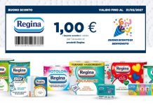 Buoni sconto Regina da 1 euro su TUTTI i prodotti!