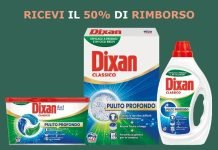 Cashback Dixan… rimborso di 2 prodotti al 50% (anche se già in offerta)