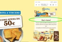 Concorso Mulino Bianco… vinci ogni giorno buoni spesa 50€