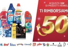 Henkel “Cashback HCB Wave 2 2026″… rimborso 50% su Dixan, Pril, Bref, Vernel, Perlana, Gliss…