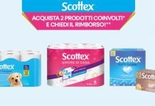 “Cashback Scottex Esselunga”… rimborso 100% su 2 prodotti!